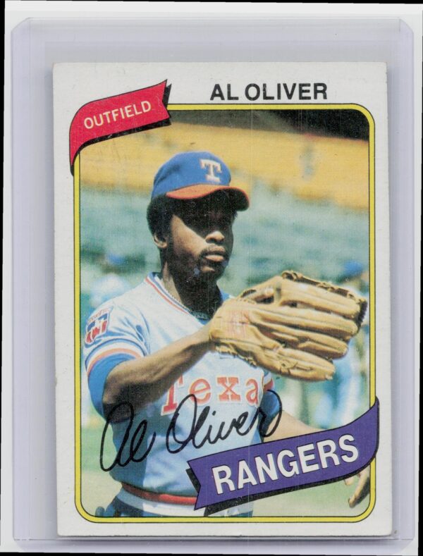1980 Topps Al Oliver #260 Rangers