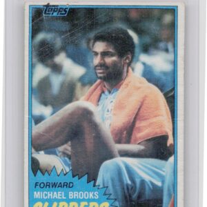 1981-82 Topps Michael Brooks RC #W91 Clippers