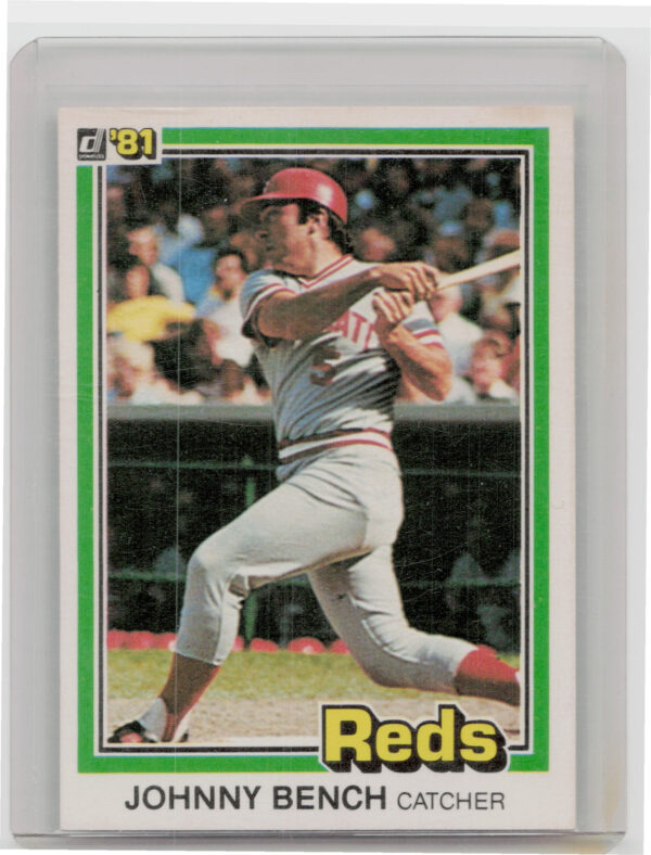 1981 Donruss Johnny Bench #182 Reds