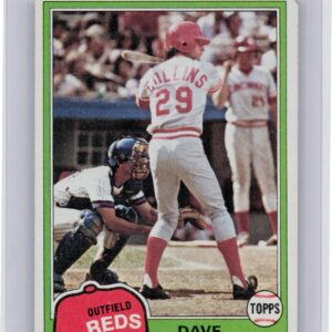 1981 Topps Dave Collins #175 Reds