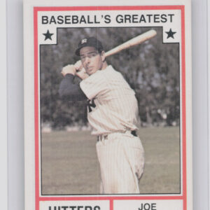 1982 TCMA Baseball's Greatest Hitters (White Back) Joe DiMaggio #3 Yankees