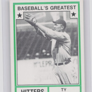 1982 TCMA Baseball's Greatest Hitters (White Back) Ty Cobb #14 Tigers