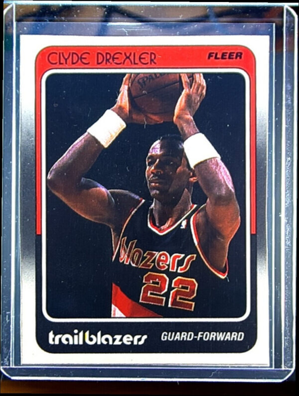 1988-89 Fleer Clyde Drexler #92 Blazers