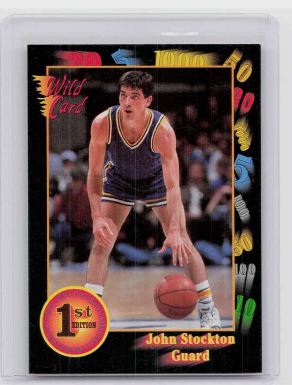 1991-92 Wild Card John Stockton #84 Bulldogs