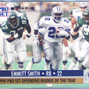 1991 Pro Set Emmitt Smith Rookie of the Year #1 Cowboys