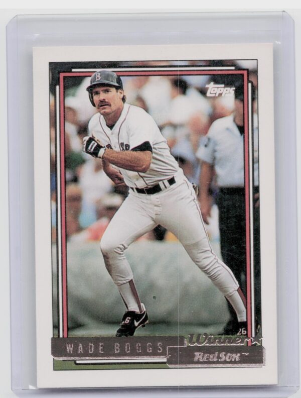 1992 Topps Wade Boggs #10 Sox