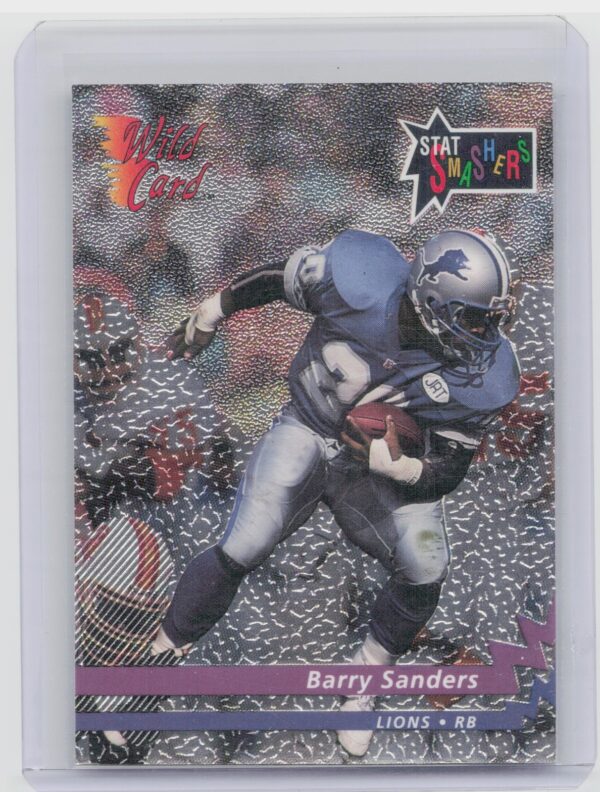 1992 Wild Card Barry Sanders EXCH #P-1 Lions