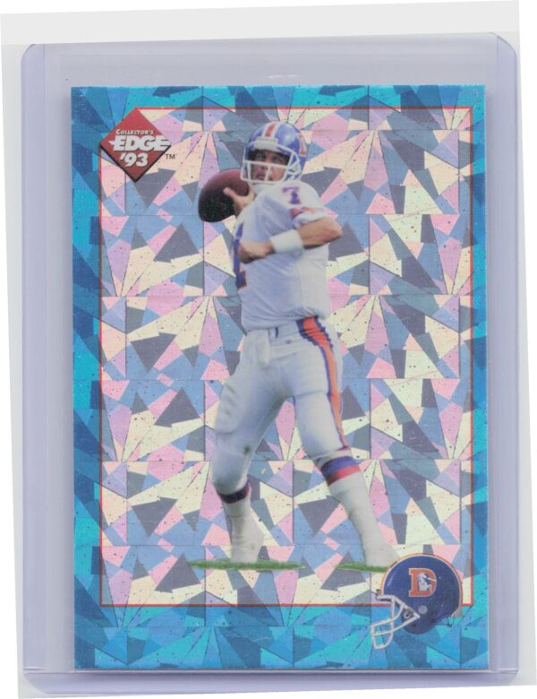 1993 Collector's Edge John Elway #E4 Broncos John Elway Two Minute Warning