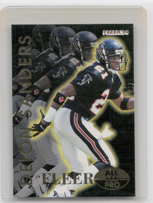 1994 Fleer Deion Sanders #12 Falcons Fleer All Pros