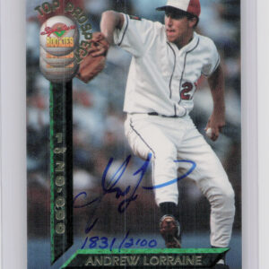 1994 Signature Rookies Draft Picks Andrew Lorraine AU SN2100 #T8 Canadians Top P