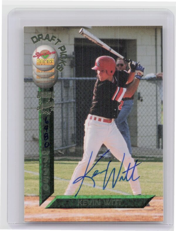 1994 Signature Rookies Draft Picks Kevin Witt AU SN7750 #27 Jays Signatures