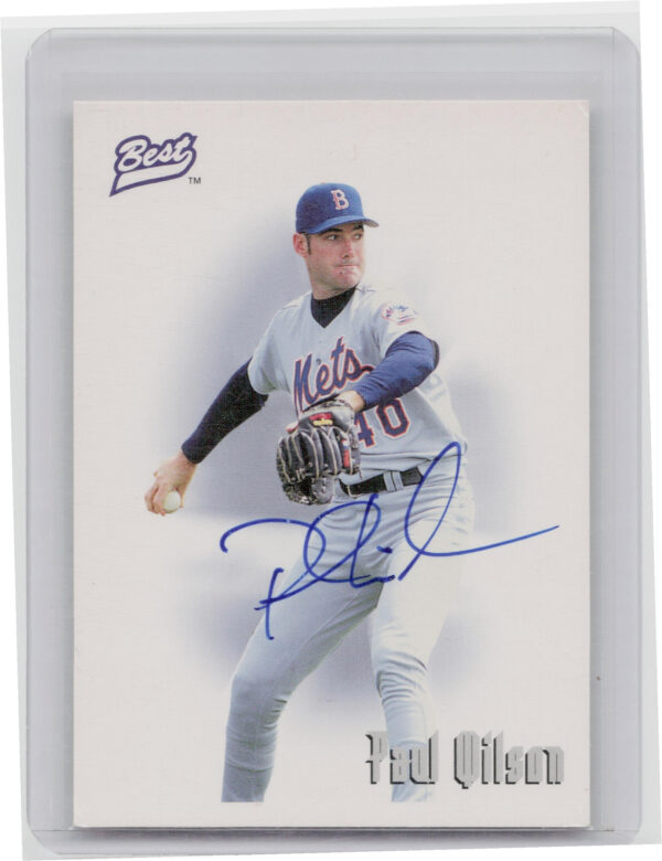 1995 Best Paul Wilson AU #NNO Mets Autographs