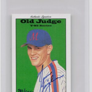 1995 Signature Rookies Old Judge Jason Isringhausen Auto /5750 #20 Mets Signatu