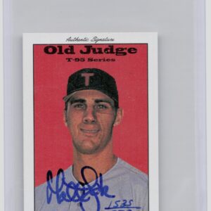 1995 Signature Rookies Old Judge Matt Luke Auto /5750 #23 Yankees Signatures
