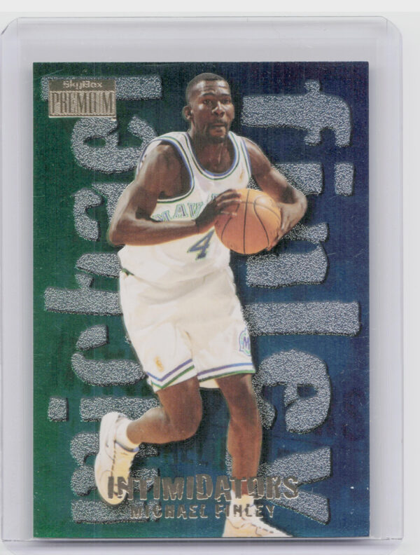 1996-97 SkyBox Premium Michael Finley #7 Mavericks Intimidators