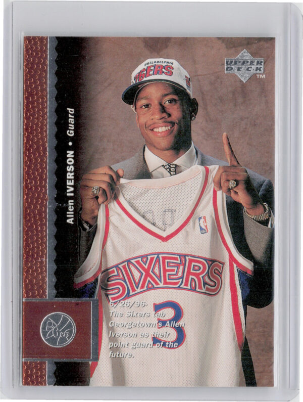 1996-97 Upper Deck Allen Iverson RC #91 76ers