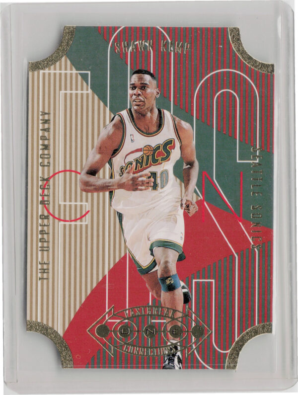 1996-97 Upper Deck Shawn Kemp #FB19 SuperSonics Fast Break Connections