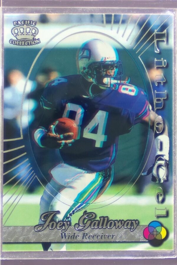 1996 Pacific Litho-Cel Joey Galloway #Litho-92 Seahawks