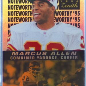 1996 Zenith Marcus Allen #9 Chiefs Noteworthy '95
