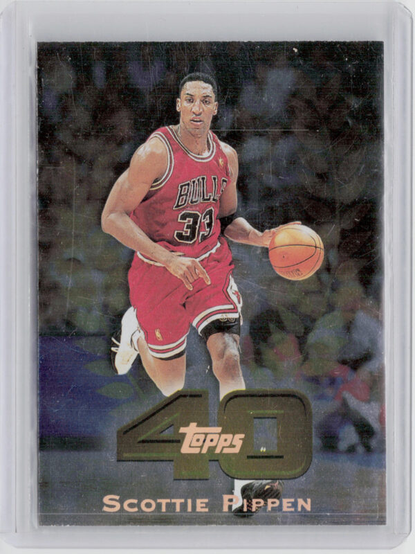 1997-98 Topps Scottie Pippen #T40-40 Bulls Topps 40