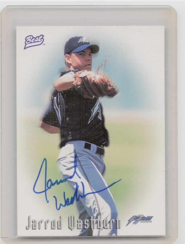 1997 Best Jarrod Washburn AU #NNO Storm Autographs Autograph Series