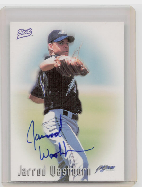 1997 Best Jarrod Washburn AU #NNO Storm Autographs Autograph Series