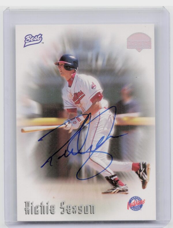 1997 Best Richie Sexson Auto #NNO Indians Autographs Autograph Series