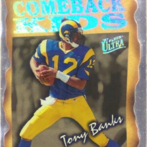 1997 Fleer Ultra Tony Banks #9 CK Rams Comeback Kids