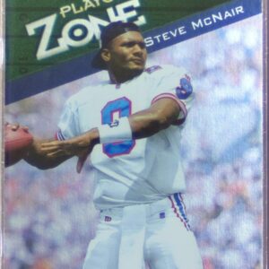 1997 Playoff Zone Steve McNair #100 Oilers