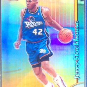 1998-99 Finest Jerry Stackhouse No Protector Refractors #95 Pistons