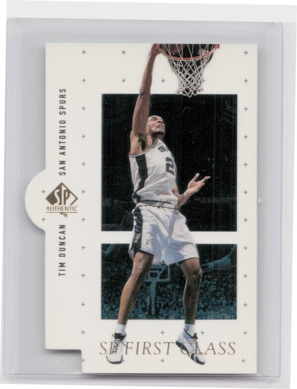 1998-99 SP Authentic Tim Duncan #FC25 Spurs First Class