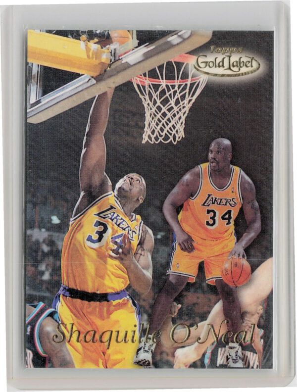 1998-99 Topps Shaquille O'Neal #GL2 Lakers Topps Gold Label