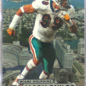 1998 Metal Universe Jason Taylor #85 Dolphins