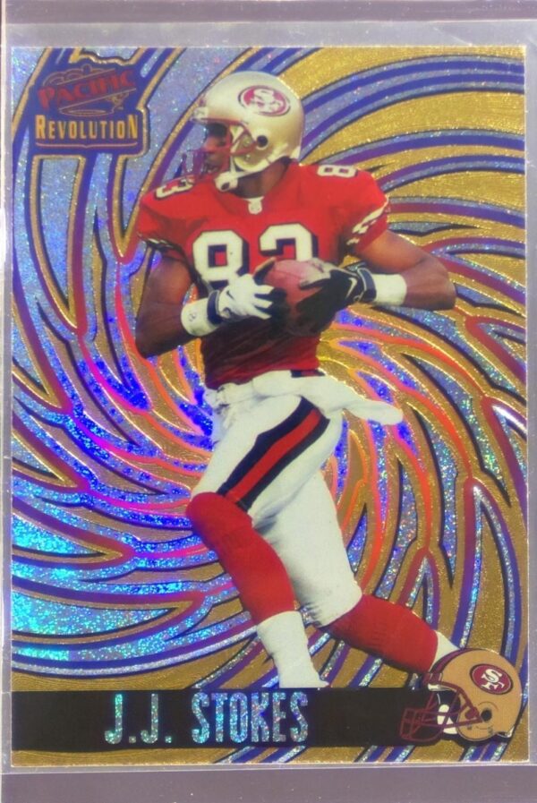 1998 Pacific Revolution J.J. Stokes #128 49ers