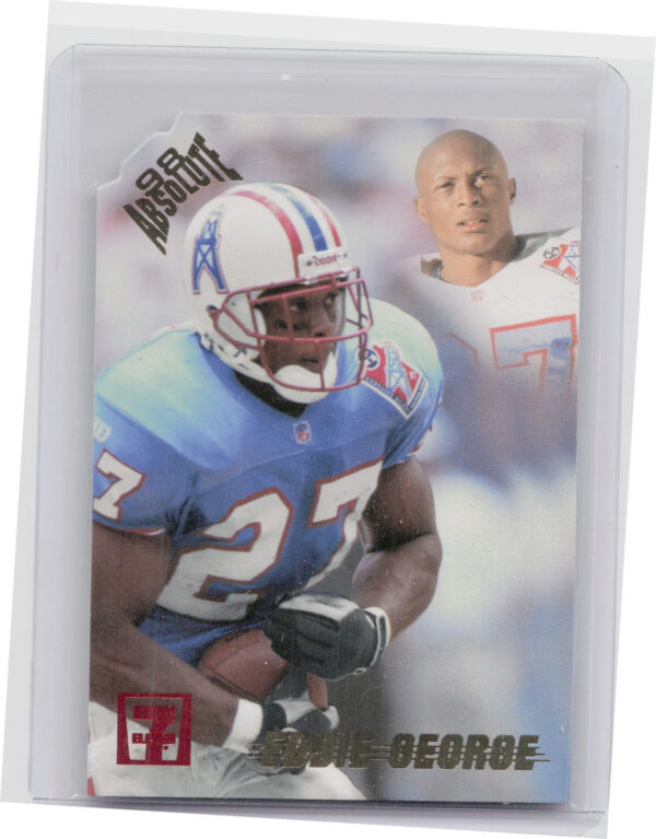 1998 Playoff Absolute Retail Eddie George Red #98 Oilers