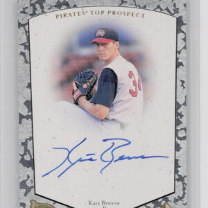 1998 SP Top Prospects Kris Benson AU #KB Mudcats Autographs