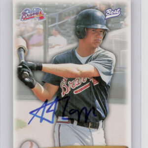 1998 Team Best A.J. Zapp AU #NNO Braves Autographs Player of the Year