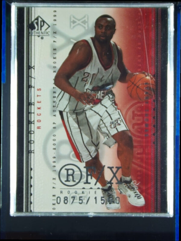 1999-00 SP Authentic Kenny Thomas SN1500 RC #109 Rockets