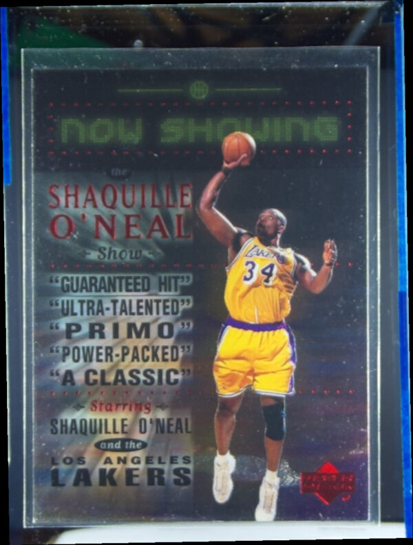 1999-00 Upper Deck Shaquille O'Neal #NS13 Lakers Now Showing