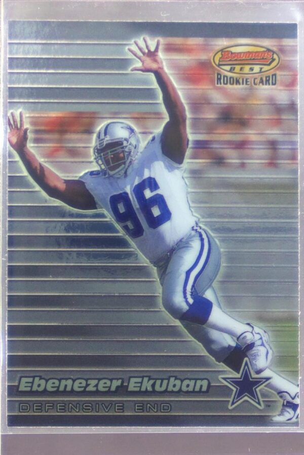 1999 Bowman's Best Ebenezer Ekuban RC #106 Cowboys