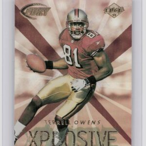1999 Collector's Edge Fury Terrell Owens #18 49ers Xplosive