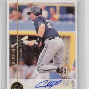 1999 Just Andy Thompson Auto #NNO Smokies Autographs