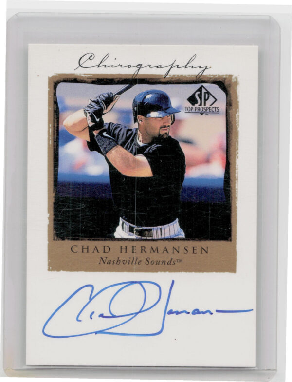 1999 SP Top Prospects Chad Hermansen #CH Sounds Chirography