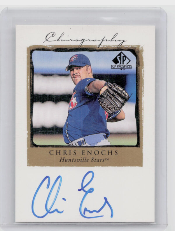 1999 SP Top Prospects Chris Enochs AU #CE Stars Chirography