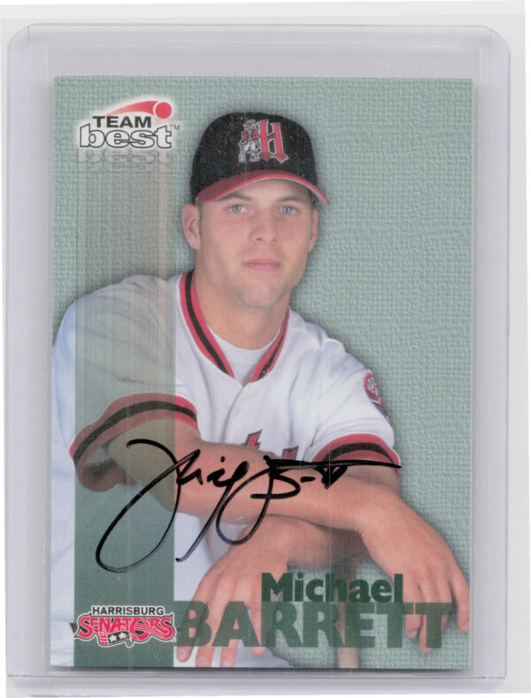 1999 Team Best Rookie Michael Barrett AU #NNO Senators Autographs