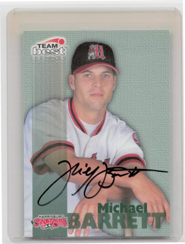 1999 Team Best Rookie Michael Barrett Auto #NNO Senators Autographs