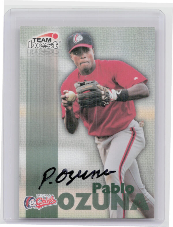 1999 Team Best Rookie Pablo Ozuna AU #NNO Chiefs Autographs