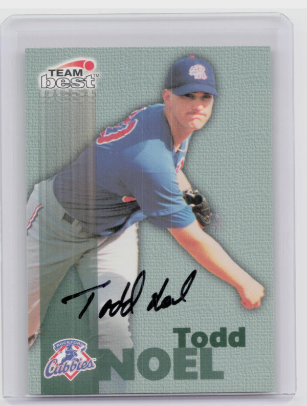 1999 Team Best Rookie Todd Noel AU #NNO Cubbies Autographs