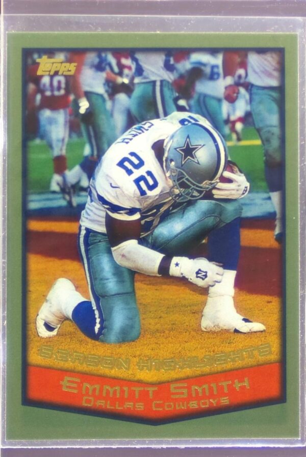 1999 Topps Emmitt Smith #322 Cowboys