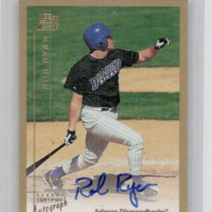 1999 Topps Traded & Rookies Rob Ryan AU #T22 Diamondbacks Autographs